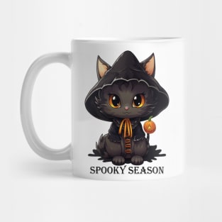 Spooky Season Halloween Vibes Witchy Cat Mug